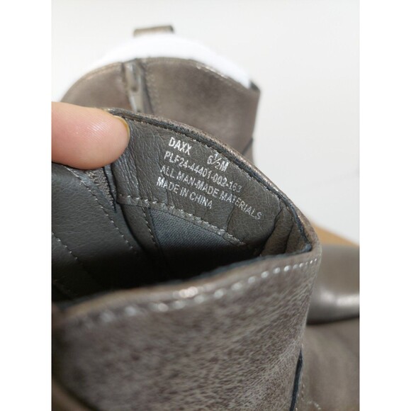 Frye and Co. Women's Size 6.5 Daxx Stacked Heel Cowboy Boots 6.5M Platinum - Picture 8 of 13